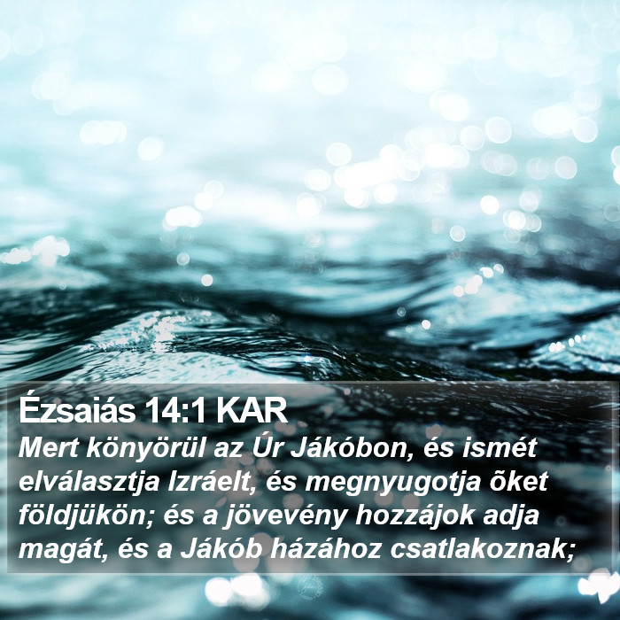 Ézsaiás 14:1 KAR Bible Study