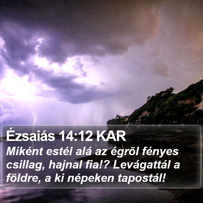 Ézsaiás 14:12 KAR Bible Study