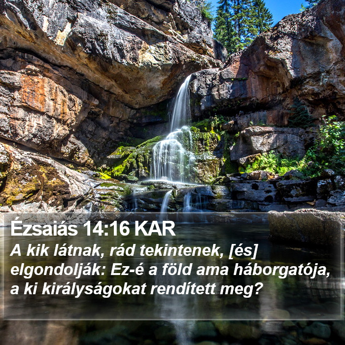 Ézsaiás 14:16 KAR Bible Study