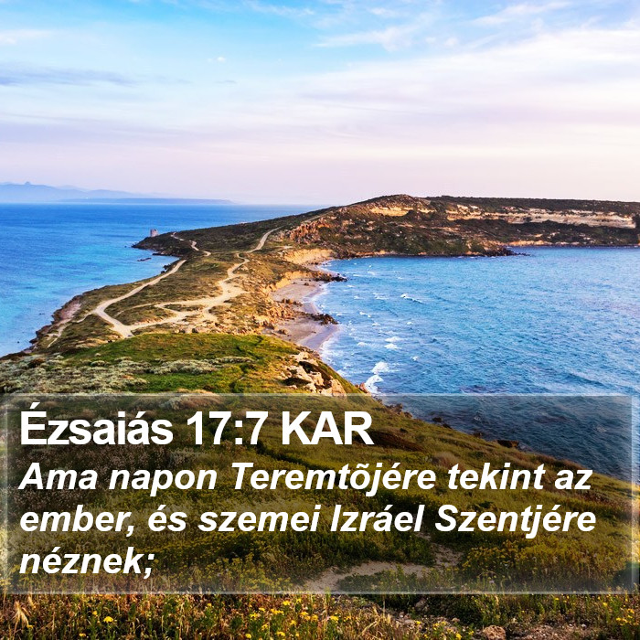 Ézsaiás 17:7 KAR Bible Study