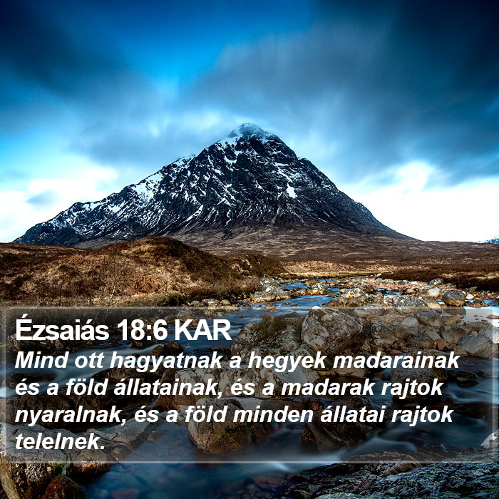 Ézsaiás 18:6 KAR Bible Study