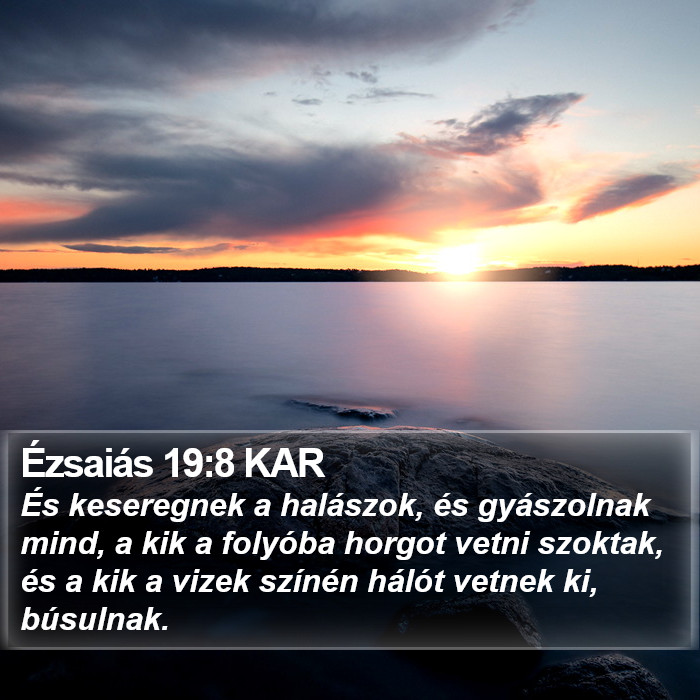 Ézsaiás 19:8 KAR Bible Study