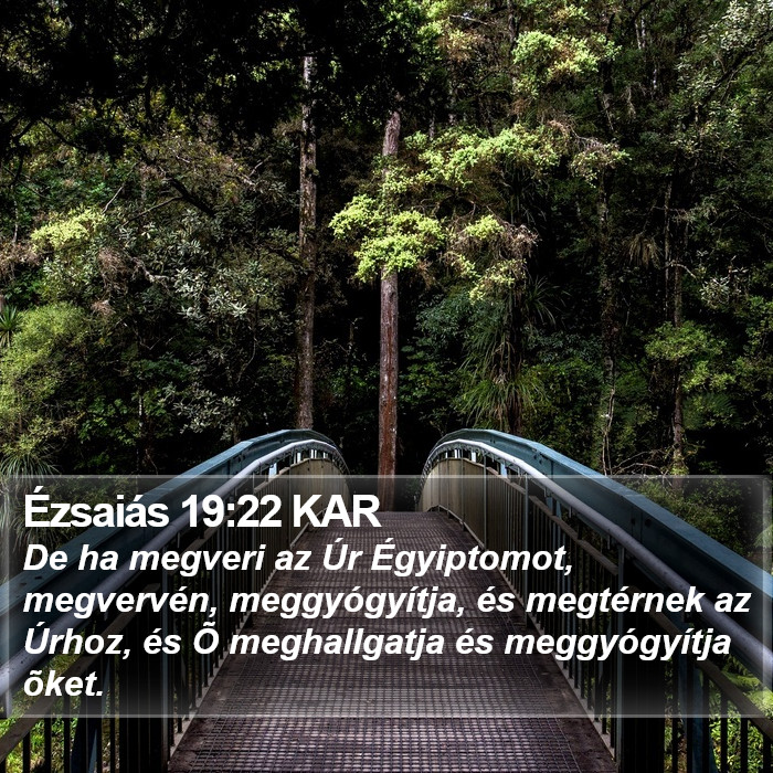 Ézsaiás 19:22 KAR Bible Study