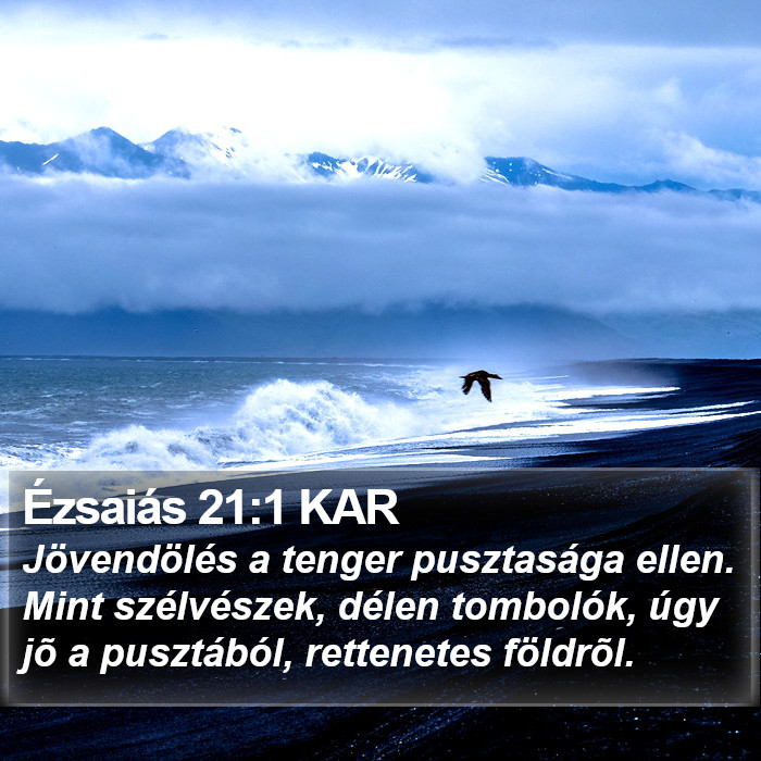 Ézsaiás 21:1 KAR Bible Study