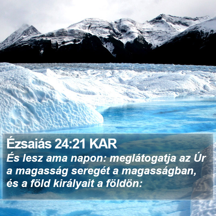 Ézsaiás 24:21 KAR Bible Study