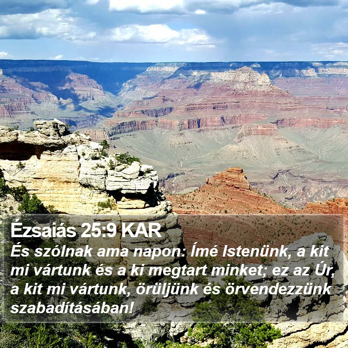 Ézsaiás 25:9 KAR Bible Study