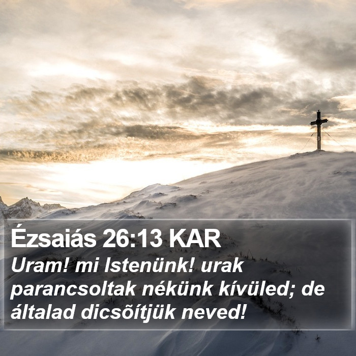 Ézsaiás 26:13 KAR Bible Study