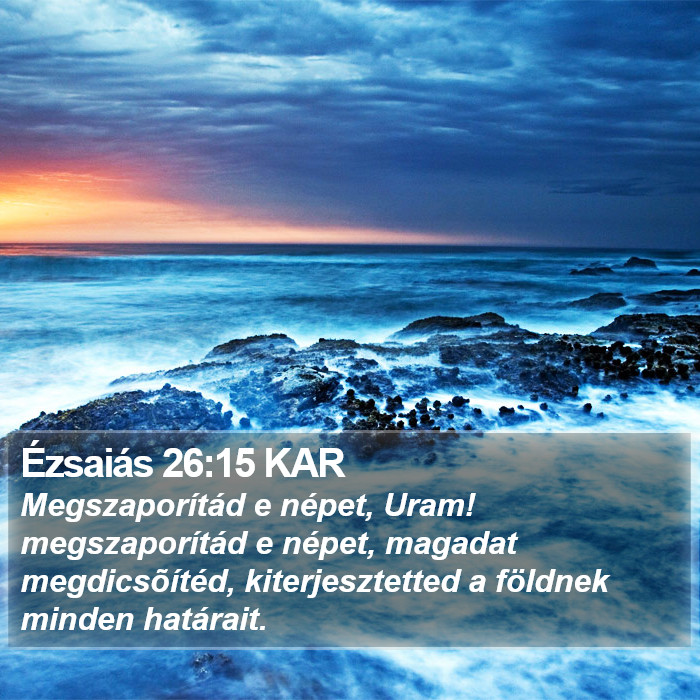 Ézsaiás 26:15 KAR Bible Study