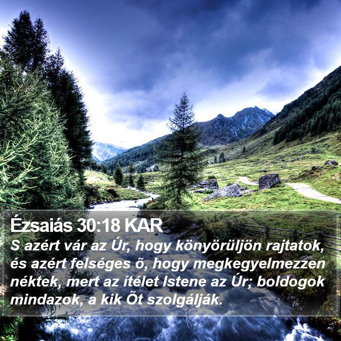 Ézsaiás 30:18 KAR Bible Study