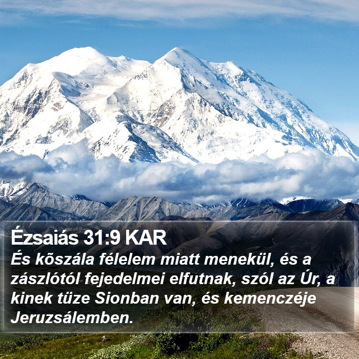 Ézsaiás 31:9 KAR Bible Study