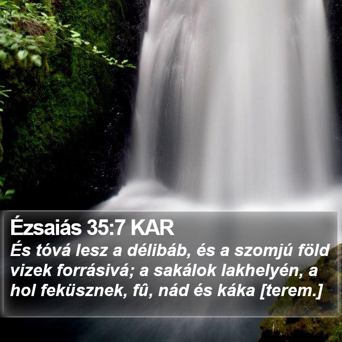 Ézsaiás 35:7 KAR Bible Study