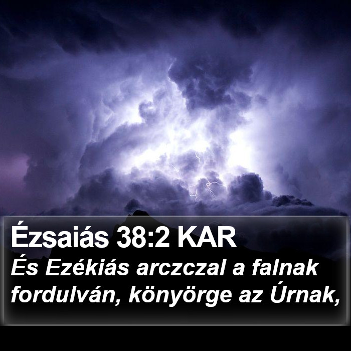 Ézsaiás 38:2 KAR Bible Study