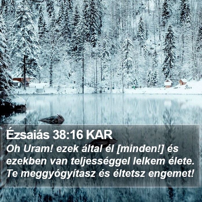 Ézsaiás 38:16 KAR Bible Study