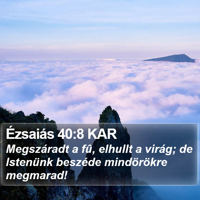 Ézsaiás 40:8 KAR Bible Study