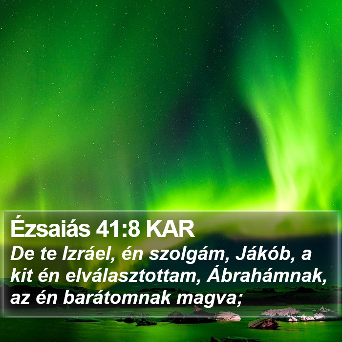 Ézsaiás 41:8 KAR Bible Study