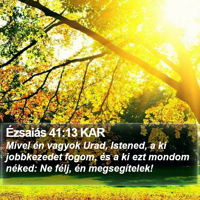 Ézsaiás 41:13 KAR Bible Study