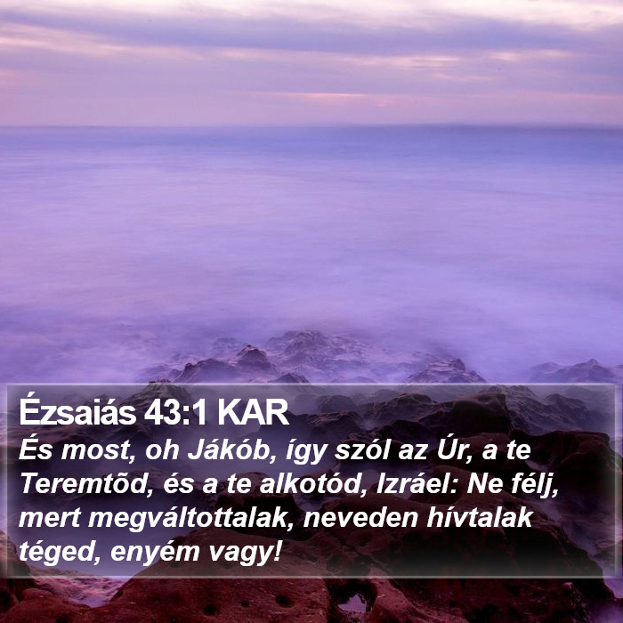 Ézsaiás 43:1 KAR Bible Study