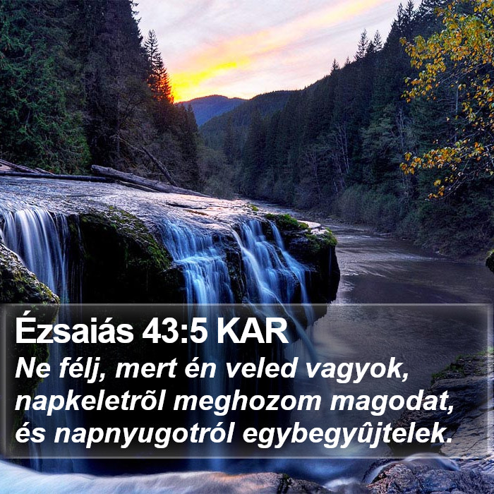 Ézsaiás 43:5 KAR Bible Study