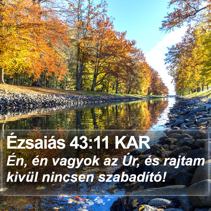 Ézsaiás 43:11 KAR Bible Study