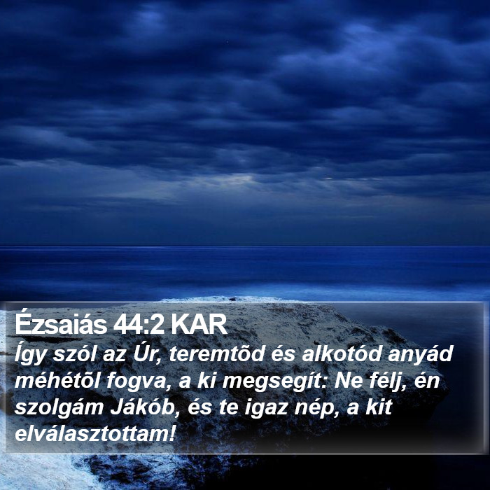 Ézsaiás 44:2 KAR Bible Study