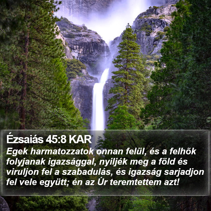 Ézsaiás 45:8 KAR Bible Study