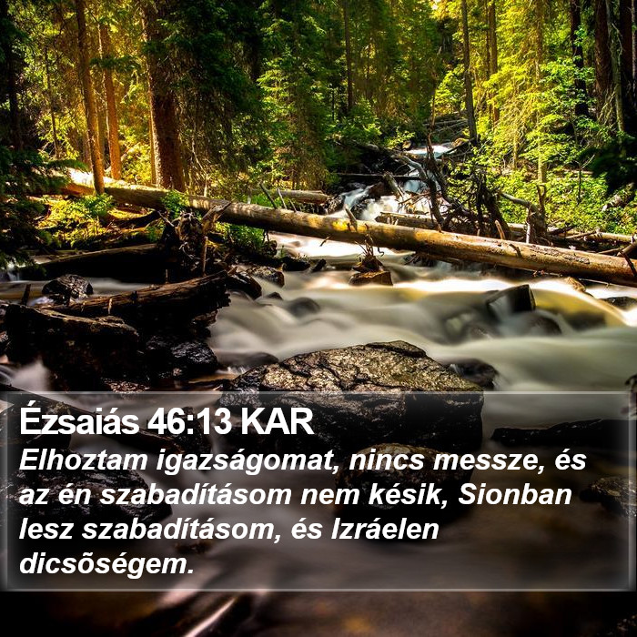 Ézsaiás 46:13 KAR Bible Study