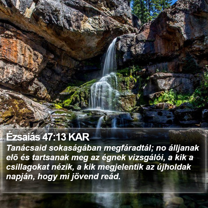 Ézsaiás 47:13 KAR Bible Study