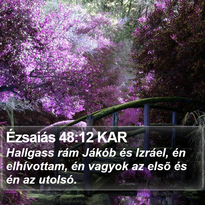 Ézsaiás 48:12 KAR Bible Study