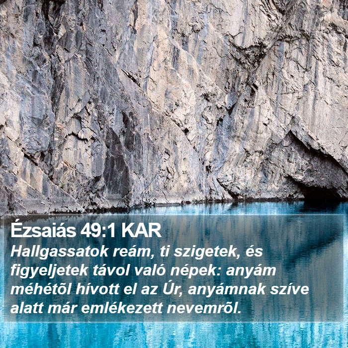 Ézsaiás 49:1 KAR Bible Study