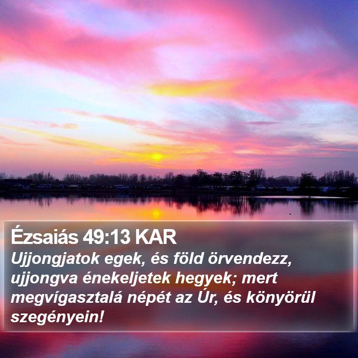 Ézsaiás 49:13 KAR Bible Study