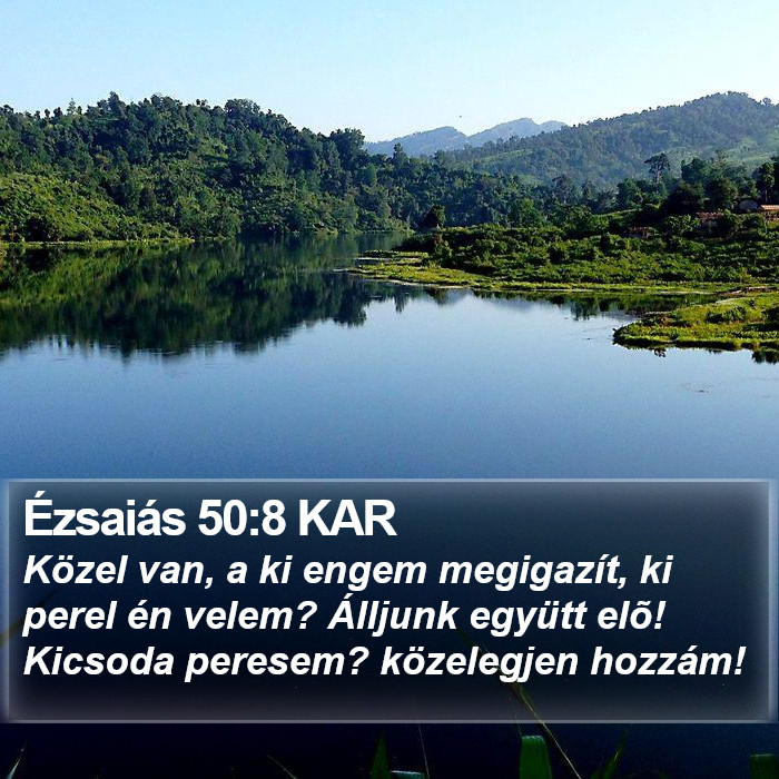 Ézsaiás 50:8 KAR Bible Study