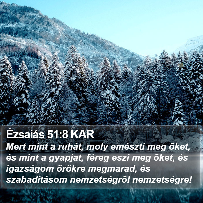 Ézsaiás 51:8 KAR Bible Study