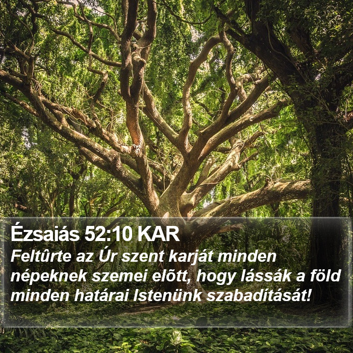 Ézsaiás 52:10 KAR Bible Study