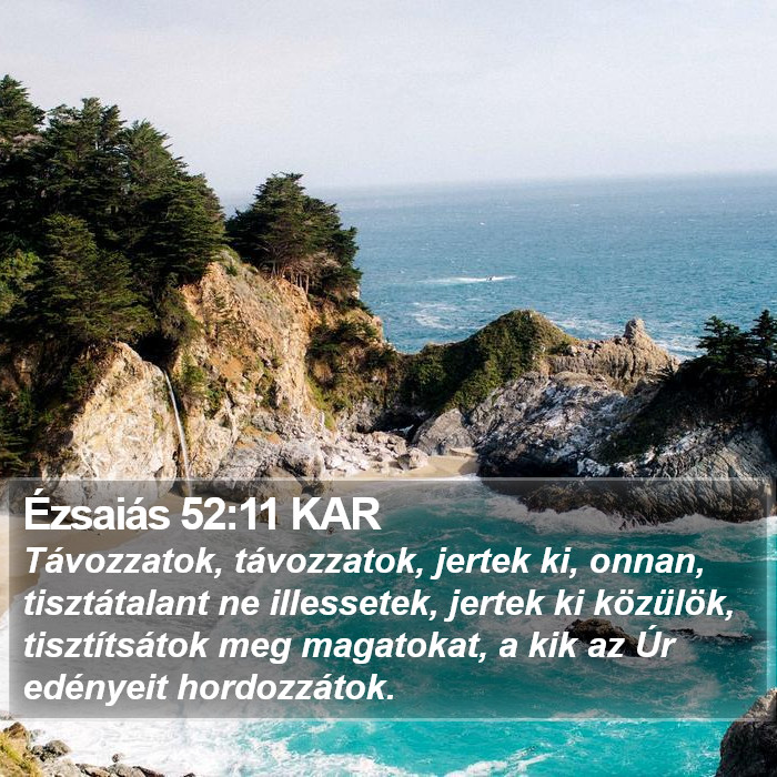 Ézsaiás 52:11 KAR Bible Study