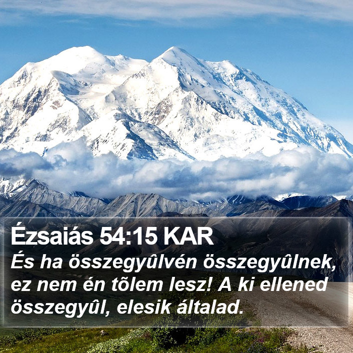 Ézsaiás 54:15 KAR Bible Study