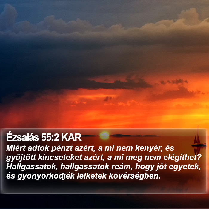 Ézsaiás 55:2 KAR Bible Study