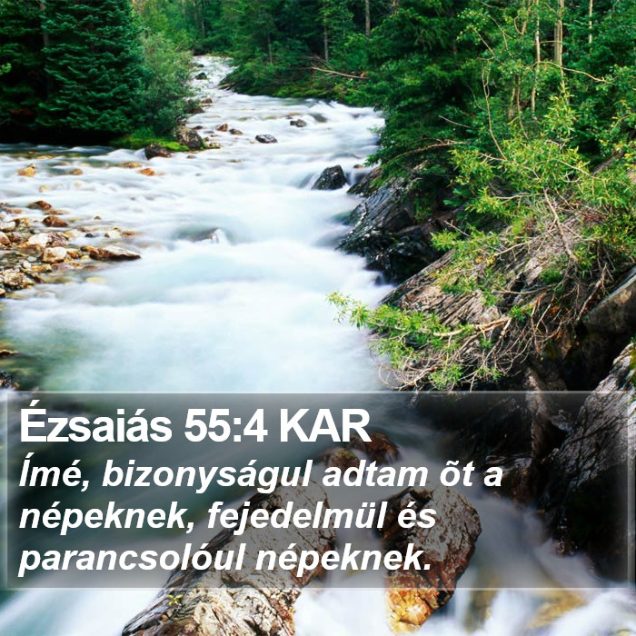 Ézsaiás 55:4 KAR Bible Study