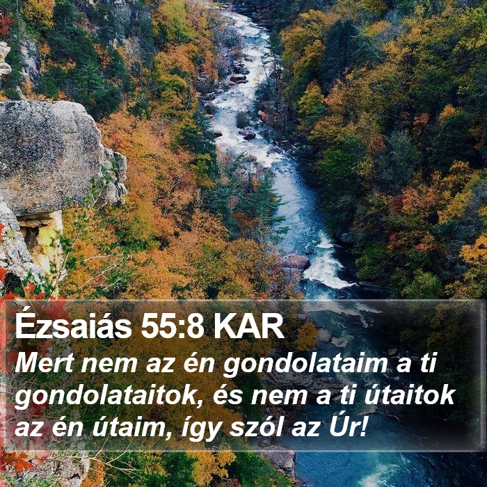 Ézsaiás 55:8 KAR Bible Study