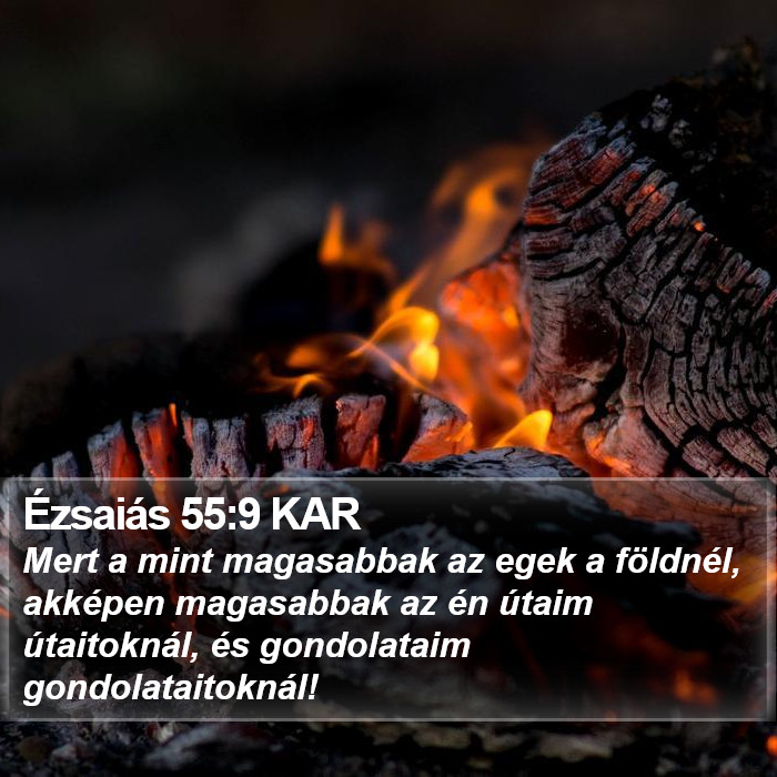 Ézsaiás 55:9 KAR Bible Study