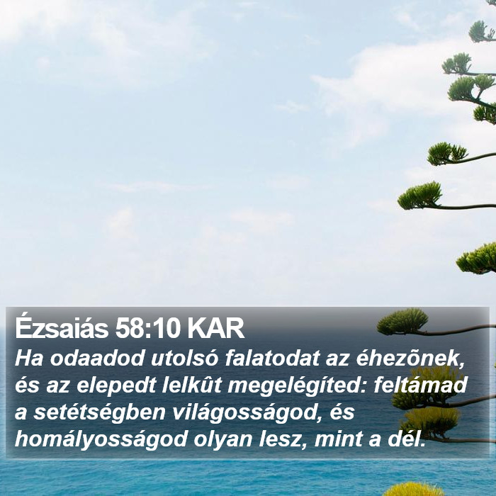 Ézsaiás 58:10 KAR Bible Study