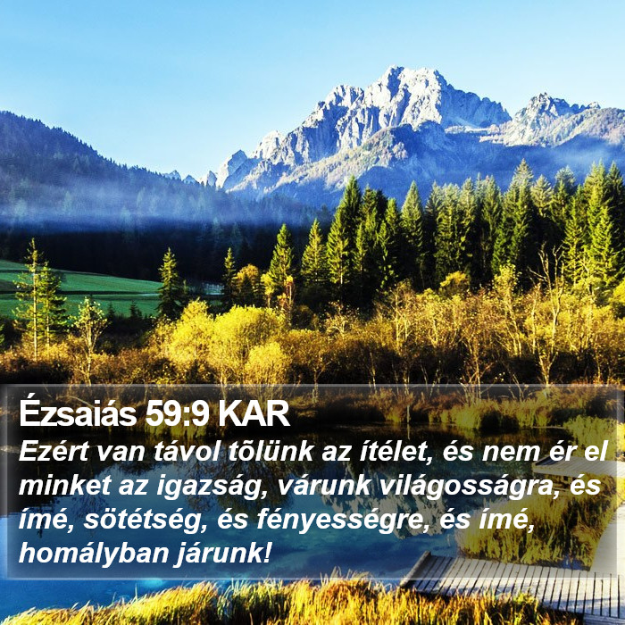 Ézsaiás 59:9 KAR Bible Study