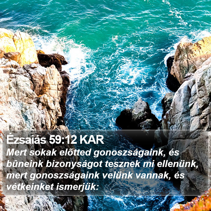 Ézsaiás 59:12 KAR Bible Study