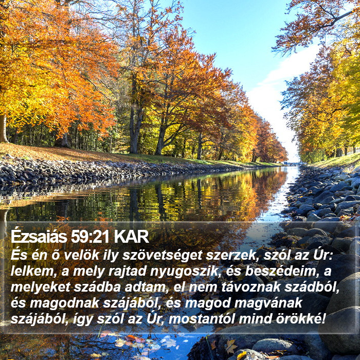 Ézsaiás 59:21 KAR Bible Study