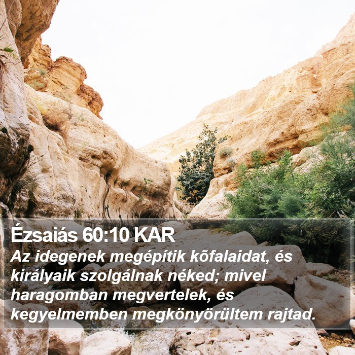 Ézsaiás 60:10 KAR Bible Study