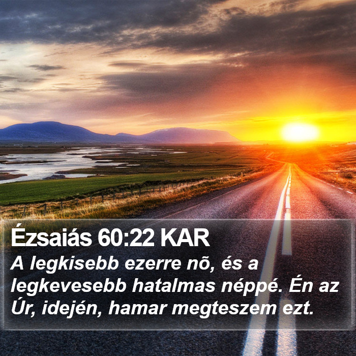 Ézsaiás 60:22 KAR Bible Study