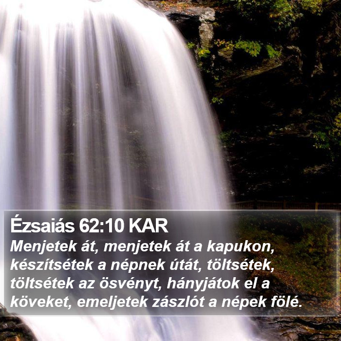 Ézsaiás 62:10 KAR Bible Study