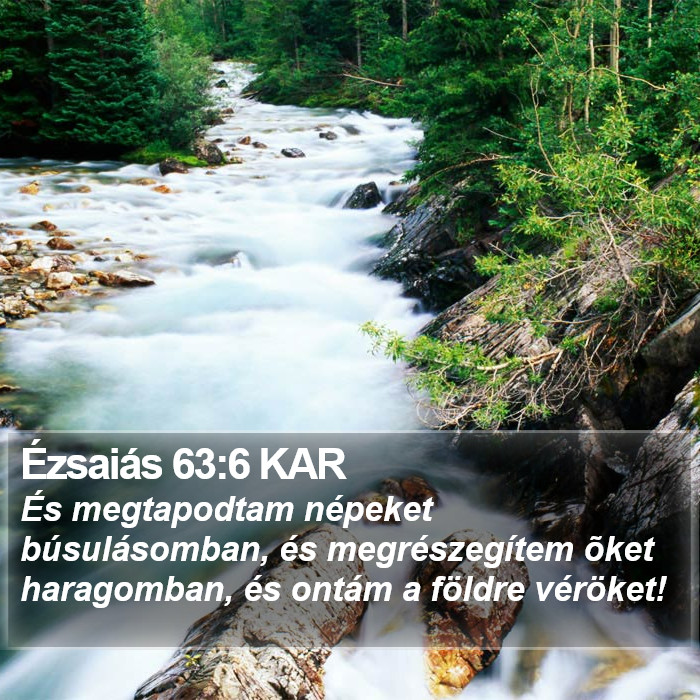 Ézsaiás 63:6 KAR Bible Study