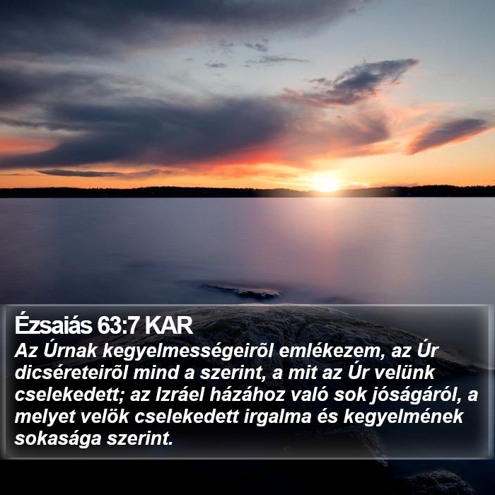 Ézsaiás 63:7 KAR Bible Study