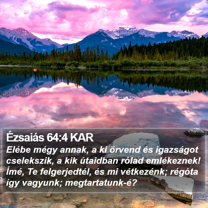 Ézsaiás 64:4 KAR Bible Study