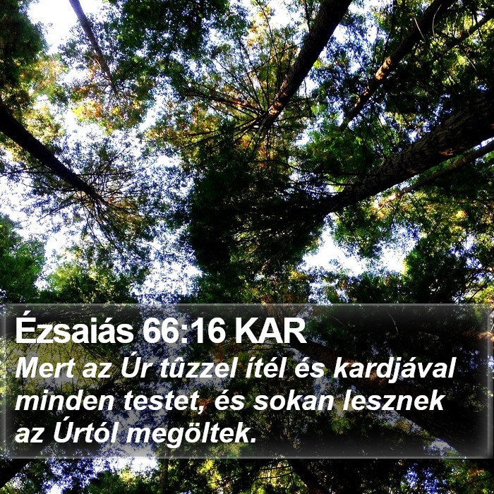 Ézsaiás 66:16 KAR Bible Study